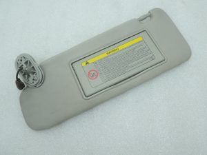 Genuine Toyota Avensis T25 sun visor left (with airbag warning) 7432005161B1