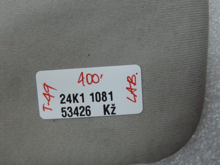 Toyota Avensis T25 Saules aizsarglīdzeklis labajā pusē (bez brīdinājuma par gaisa spilvena) 7431005151B1