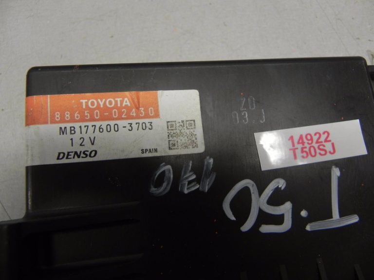 Toyota Auris E15 E15 2007-2013 Gaisa kondicionēšanas vadības bloks ECU modulis 88650-02430