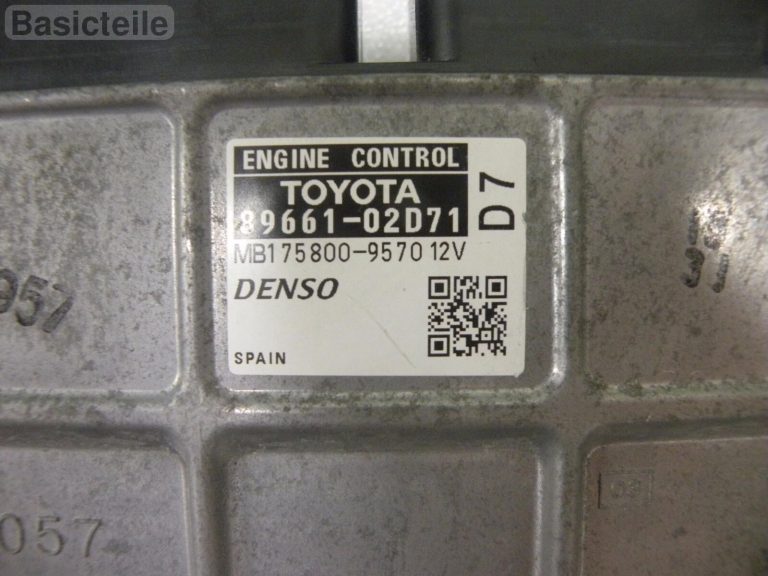 Toyota Auris E15 07-13 2.2 D-4D Dzinējs 2ADFHV Motora vadības bloks Denso 89661-02D71