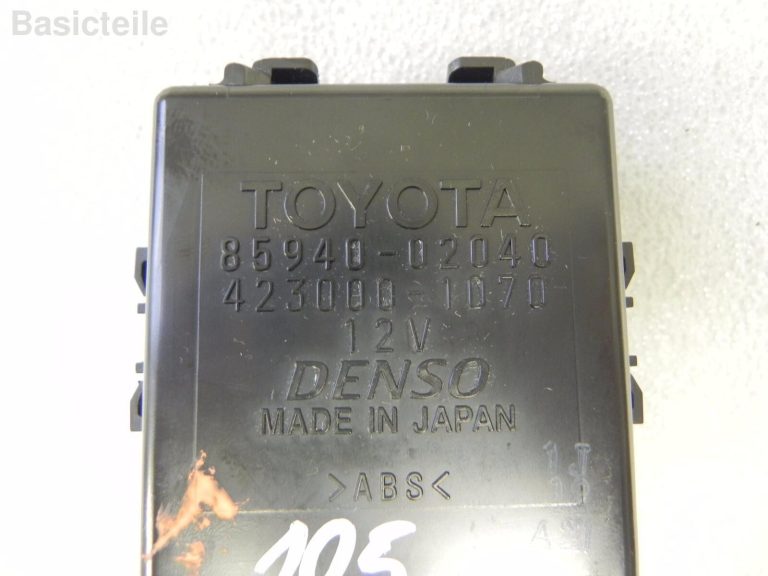 Toyota Auris E15 E15 2007-2013 Vadības bloka releja priekšējā stikla tīrītāja 85940-02040