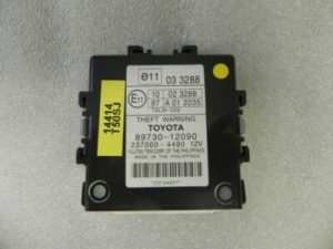 Toyota Auris E15 control unit alarm system ECU Warning Control Module 89730-12090