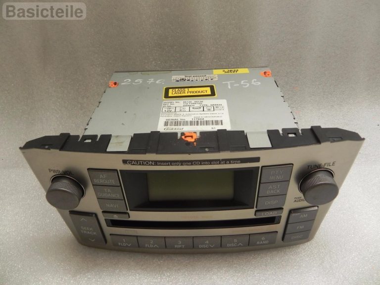 Toyota Avensis T25 CD Radio MP3 DAB WMA atskaņotājs CD atskaņotājs 86120-05130
