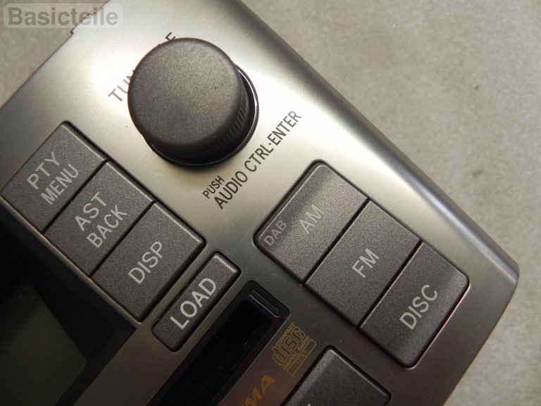 Toyota Avensis T25 CD Radio MP3 DAB WMA atskaņotājs CD atskaņotājs 86120-05130