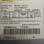 Toyota Avensis T25 CD Radio MP3 DAB WMA atskaņotājs CD atskaņotājs 86120-05130