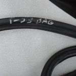 Oriģināls Toyota Yaris P13 aizmugurējo durvju blīvētājs 678810D070 67881-0D070
