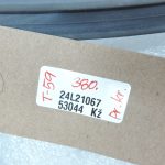 Oriģināls Toyota Yaris P13 durvju blīvējums priekšējais kreisais 678620D120 678620D121