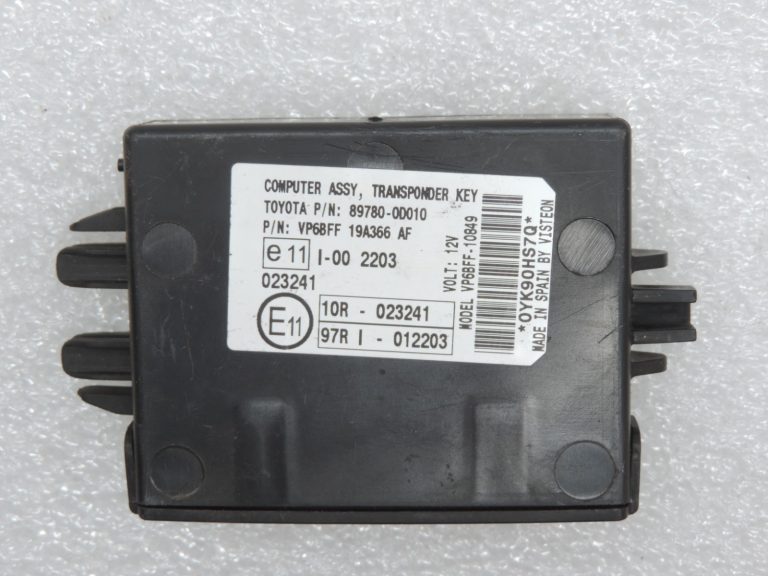 Oriģināls Toyota Yaris P9 atslēgas transpondera vadības bloks 897800D010 89780-0D010