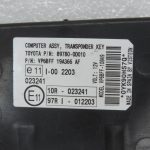 Oriģināls Toyota Yaris P9 atslēgas transpondera vadības bloks 897800D010 89780-0D010