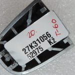 Oriģināls Toyota Yaris P9 aizmugurējais labās/kreisās puses ārdurvju rokturis sudraba krāsā (1F8)