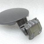 Oriģinālais Toyota Auris E150 dīzeļdegvielas uzpildes vāciņš Magnetic Grey (1G3)