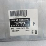 Oriģināls Toyota Corolla Verso AR10 2.2 D-4D 2AD-FTV dzinēja vadības bloks 896610F100