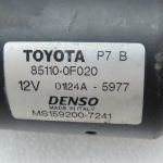 Oriģināls Toyota Corolla Verso AR10 Vējstikla tīrītāja motors Priekšējais tīrītāja motors