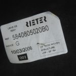 Oriģināls Toyota Avensis T25 kombi bagāžnieka grīdas segums 5840805020B0