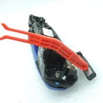 Oriģinālā Toyota Yaris P13 2014 – 2020 aizmugurējā labās puses durvju rokturis, miglaini zils (8X2)