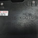 Oriģinālā Toyota Yaris P21 aizmugurējā apakšējā paneļa apdare 58415K0010, 58415-K0010