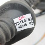 Toyota Avensis T27 Aizmugurējo kreiso durvju elektroinstalācijas instalācija 82154-05260, 8215405260