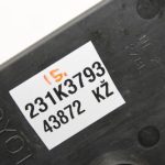 Toyota Avensis T27 centrālās konsoles gumijas paklājiņš FR 58815-05040, 5881505040