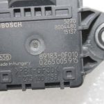 Toyota Avensis T27 pagrieziena sensors garenvirziena/ sānu paātrinājuma BOSCH 89183-0F010