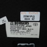 Toyota Avensis T27 kombi bagāžas nodalījuma pārsegs 5841005021C1