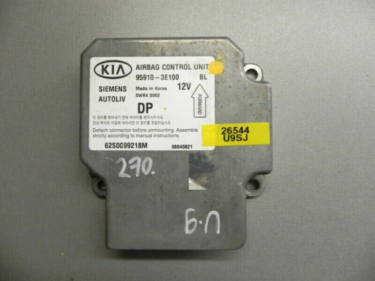 Kia Sorento Gaisa spilvenu vadības bloks ECU Gaisa spilvenu vadības bloks Beznegadījums 95910-3E100