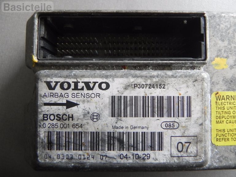 Volvo XC90 gaisa spilvenu vadības bloks 0285001654 30782386 Gaisa spilvenu vadības bloks