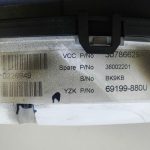 Volvo V70 III 3 2.4 D5 dīzeļdegviela Milen Spidometra instrumentu klasteris