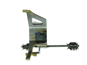 AUDI SEAT SKODA VW DSG DQ250 pārslēgšanas dakša ar slīdēšanas lodītēm Pārslēgšanas dakša 02E311549D
