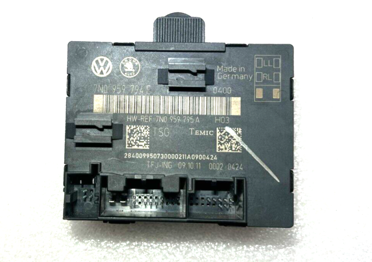 VW Sharan II aizmugurējo kreiso durvju vadības bloks 7n0959794e