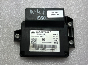 Volkswagen Sharan II Electronic parking brake control unit 3aa907801g