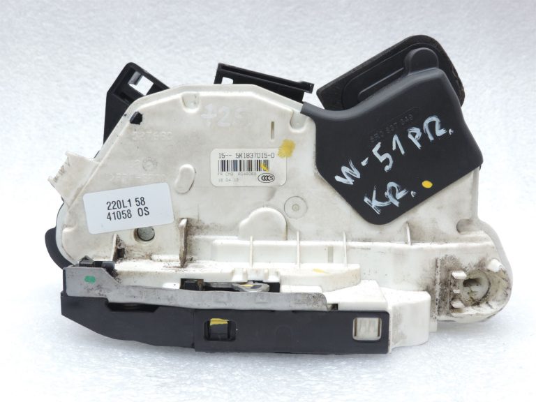 VW Sharan 7N Durvju slēdzene priekšējā kreisā Durvju slēdzene priekšējā kreisā 5K1837015D