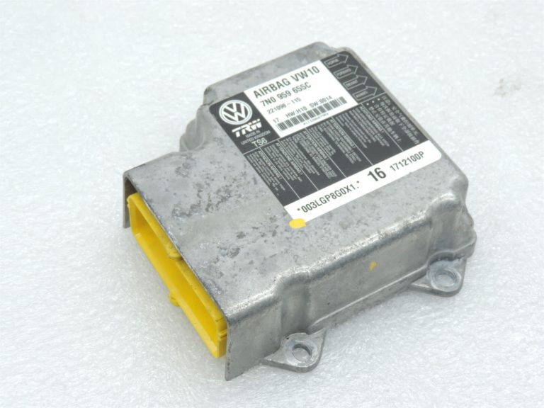 Volkswagen Sharan 7N SRS gaisa spilvenu vadības bloka vadības bloka moduļi 7N095959655C00Z