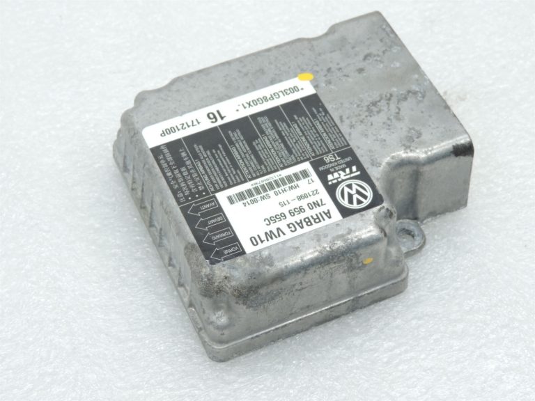 Volkswagen Sharan 7N SRS gaisa spilvenu vadības bloka vadības bloka moduļi 7N095959655C00Z