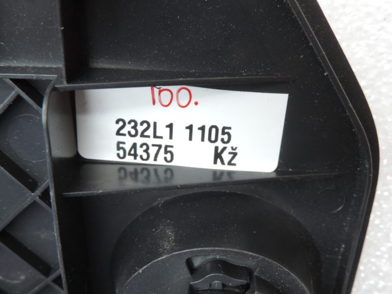 Volkswagen Sharan 7N brīdinājuma trīsstūra turētāja vāks 7N0860285, 7N0867054