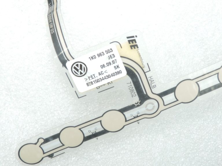 Oriģinālais VW Tiguan 5N Priekšējā labā sēdekļa aizņemtības sensors OCS sensora paklājs 1K0963553