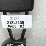 Oriģinālā VW Tiguan 5N Sharan 7N Drošības jostas sprādze, aizmugurējā labā 5M0857754E