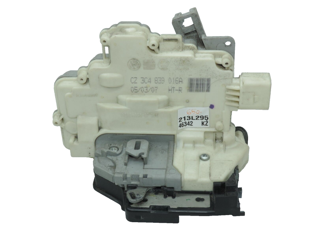 Oriģināls VW Tiguan 5N Passat B6 B7 Audi Q7 Aizmugurējā labās puses durvju slēdzene 3C4839016A