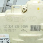Oriģināls VW Tiguan 5N Passat B6 B7 Audi Q7 Aizmugures kreiso durvju slēdzene 3C4839015A