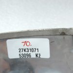Oriģinālā Volkswagen Tiguan 5N Audi 2.0 TDI turbokompresora siltuma aizsardzība 03L129969A
