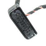 Oriģinālā Volkswagen Tiguan 5N Aizmugurējo kreiso durvju instalācija 5N0971693A