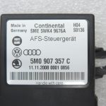 Oriģināls Volkswagen Tiguan 5N AFS vadības bloks pagrieziena apgaismojums/gaismas lukturu diapazons 5M0907357C