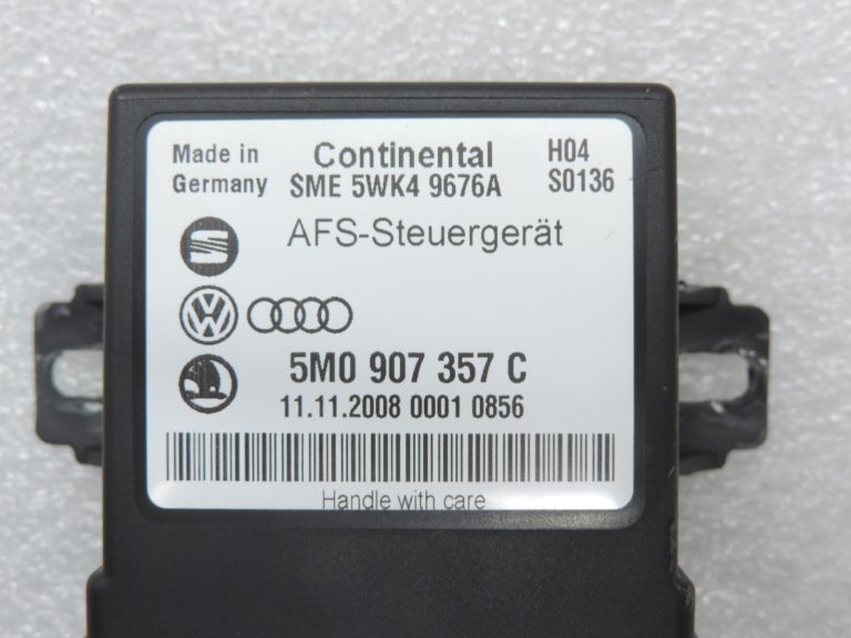 Oriģināls Volkswagen Tiguan 5N AFS vadības bloks pagrieziena apgaismojums/gaismas lukturu diapazons 5M0907357C