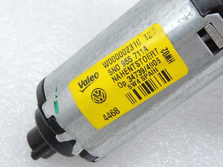 Oriģināls VW Tiguan 5N aizmugurējā tīrītāja motors 5N0955711A 5N0955711B