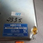 Honda Civic Hybrid Vadības bloks HBD115 5C Vadītāja assy Unit 38850RMXA03