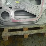Opel Zafira B priekšējo durvju krāsa sudraba 167 1RU GBF Pannacotta