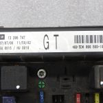 Opel Zafira B Astra H Drošinātāju kārbas atiestatīšana 93184656 13206747 GT