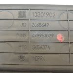 Opel Zafira C tuneļa konsole centrālā konsole aizmugurējais glabāšanas nodalījums gumijas paklājiņš 13301902
