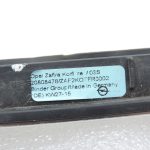 Opel Zafira C priekšējais labais dubļusargs loga līstes durvju līstes alumīnija