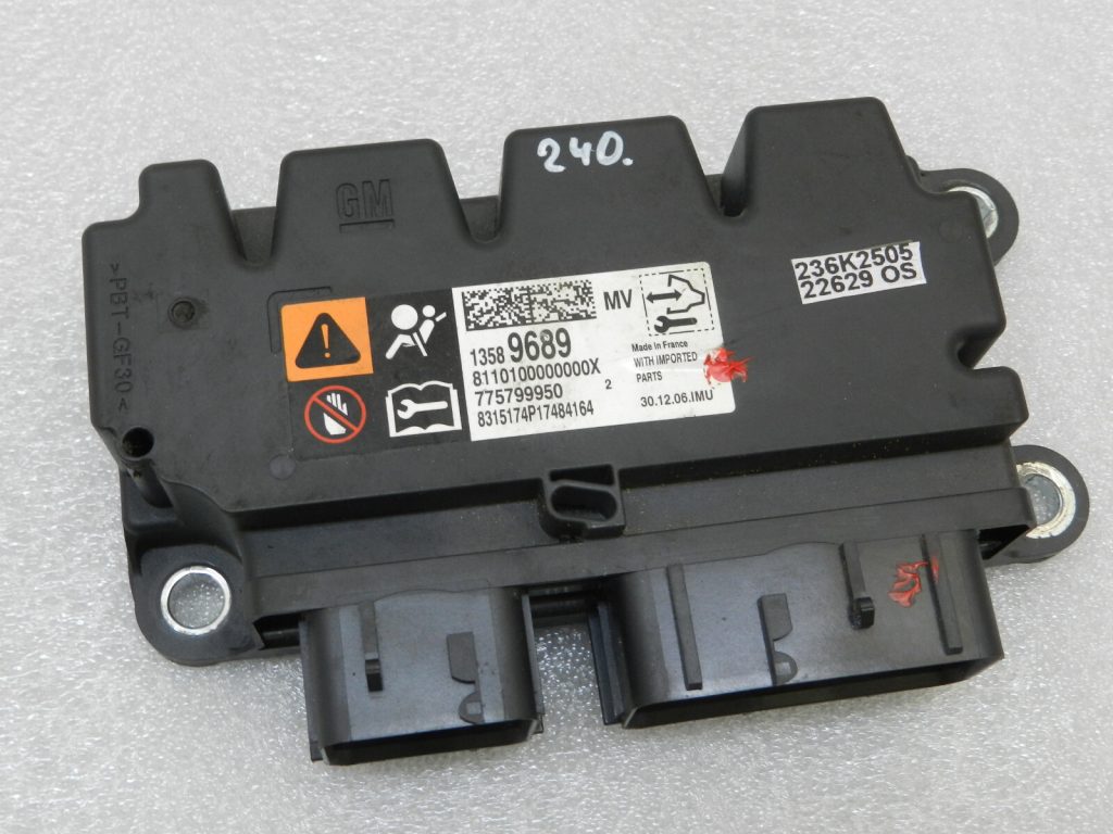 Opel Astra K Adam Meriva B Zafira C Airbag control unit Airbag ECU 13589689