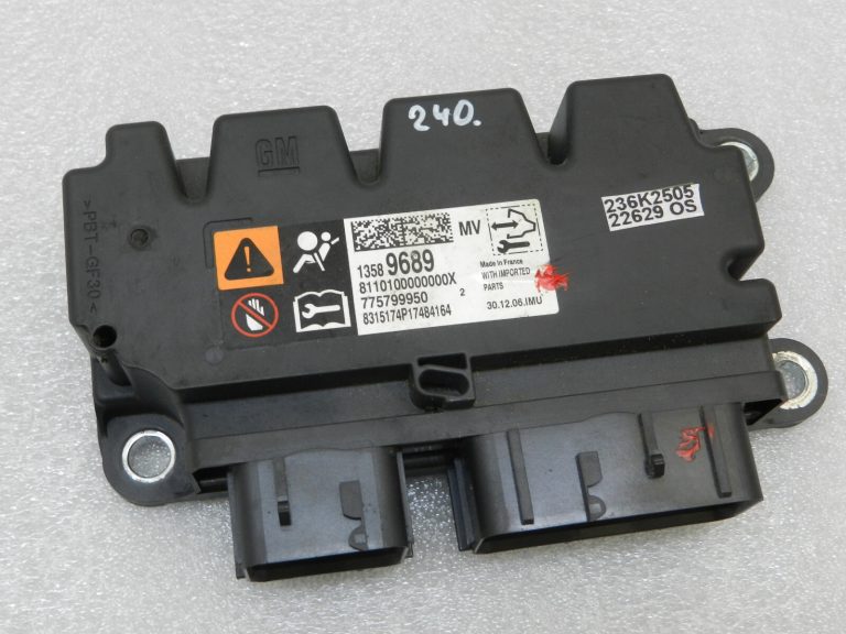 Opel Astra K Adam Meriva B Zafira C Gaisa spilvenu vadības bloks Gaisa spilvenu ECU 13589689